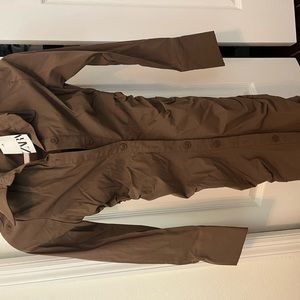 Zara long sleeve cotton dress